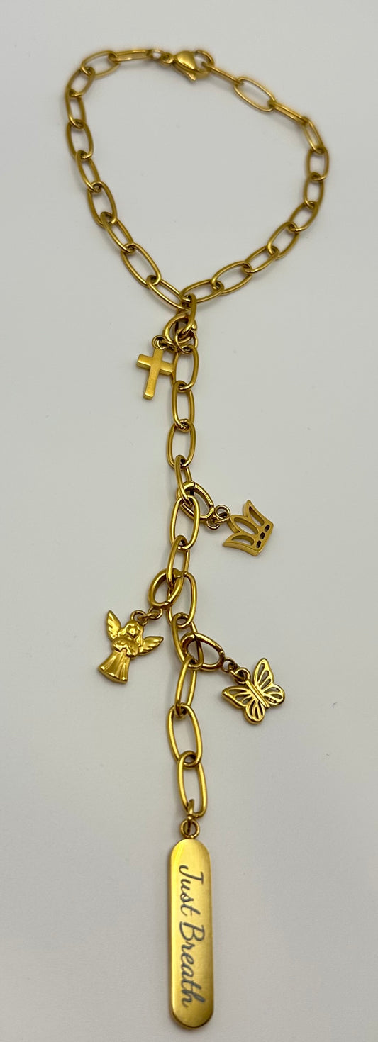 Personalized Paperclip Charm Car Chain